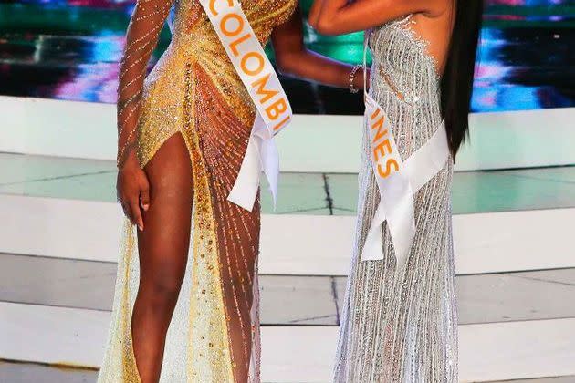 <p>Lors du sacre de Fuschia Anne Ravena au concours Miss International Queen 2022, à Pattaya (Thaïlande), samedi 25 juin 2022.</p>