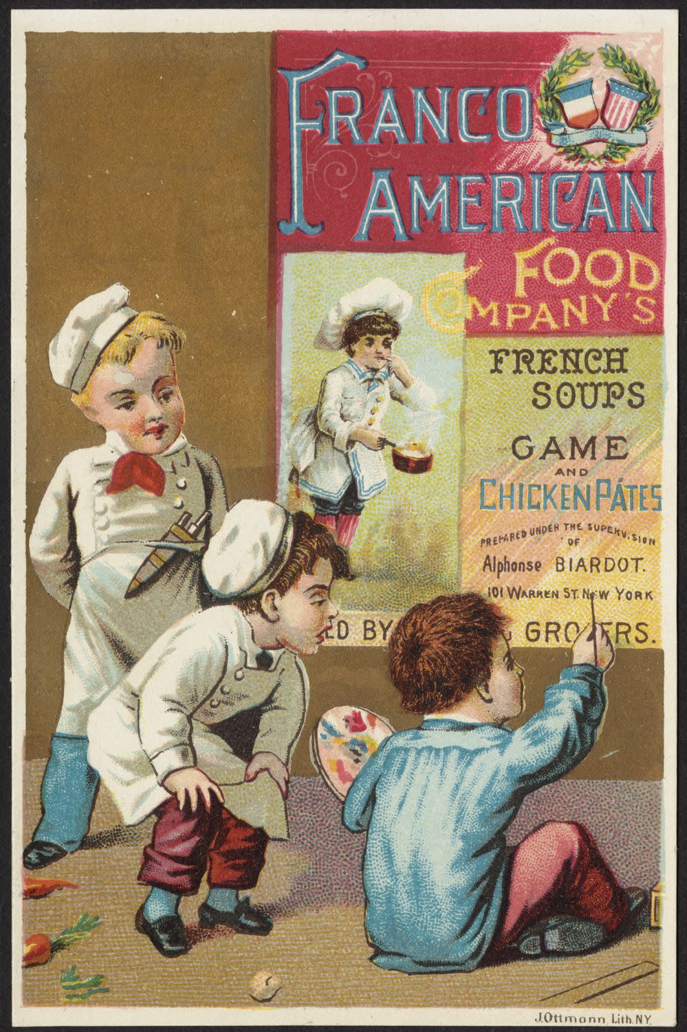 Early trade card for the company, prior to 1900