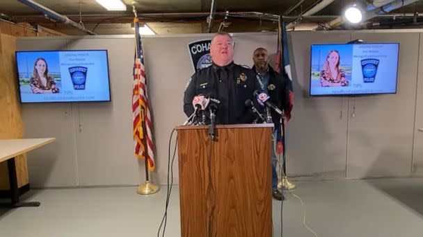 PHOTO: In this screen grab from a video, Cohasset Police Chief William Quigley speaks at a press briefing on Jan. 6, 2022, in Cohasset, Ma. (Cohasset Police Department/YouTube)