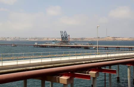 FILE PHOTO: A general view of Libya's Hariga port in Tobruk, east of Benghazi June 28, 2014. File Photo