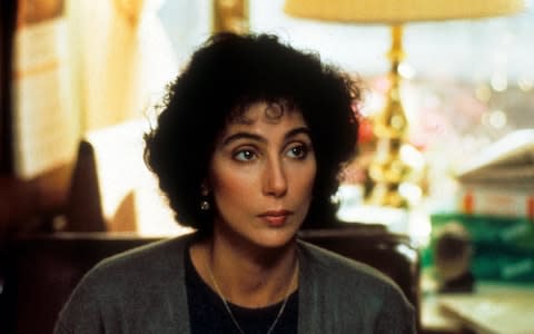 Cher in Moonstruck - Credit: Film Stills