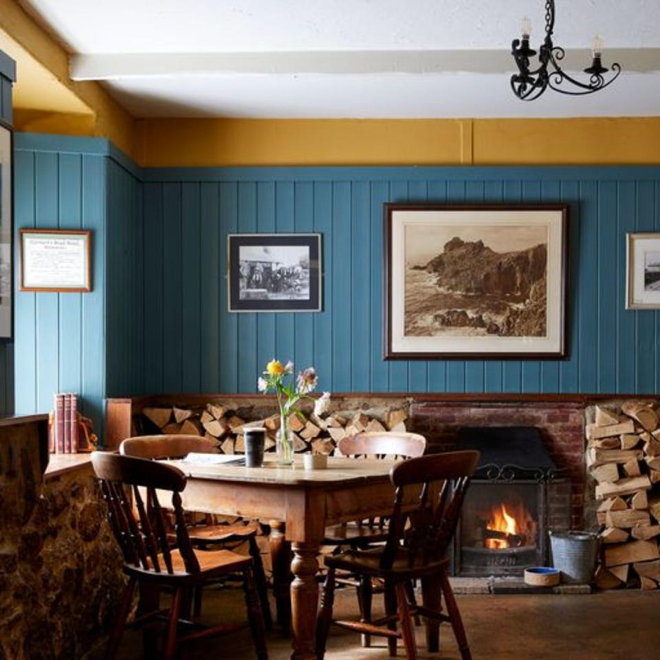 Roaring fires will accompany your meal at the Gurnard’s Head (Paul Massey)