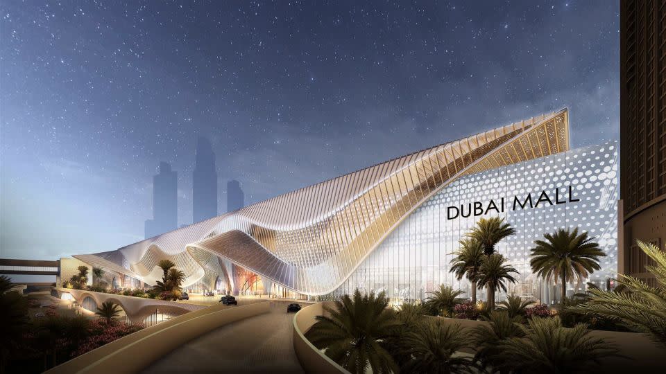 The mall expansion, pictured in this rendering, is expected to add 240 new luxury retail spaces. - Emaar Properties