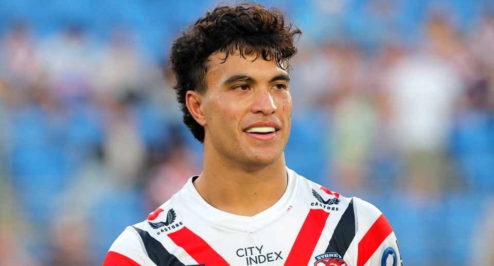 Seen here, Roosters NRL star Joseph Suaalii.