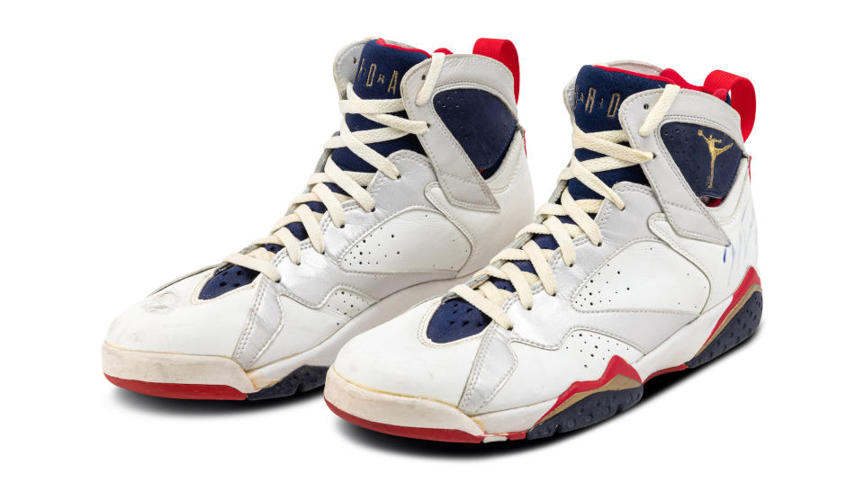 Air Jordan 7 Olympic Auction $114,000 2023