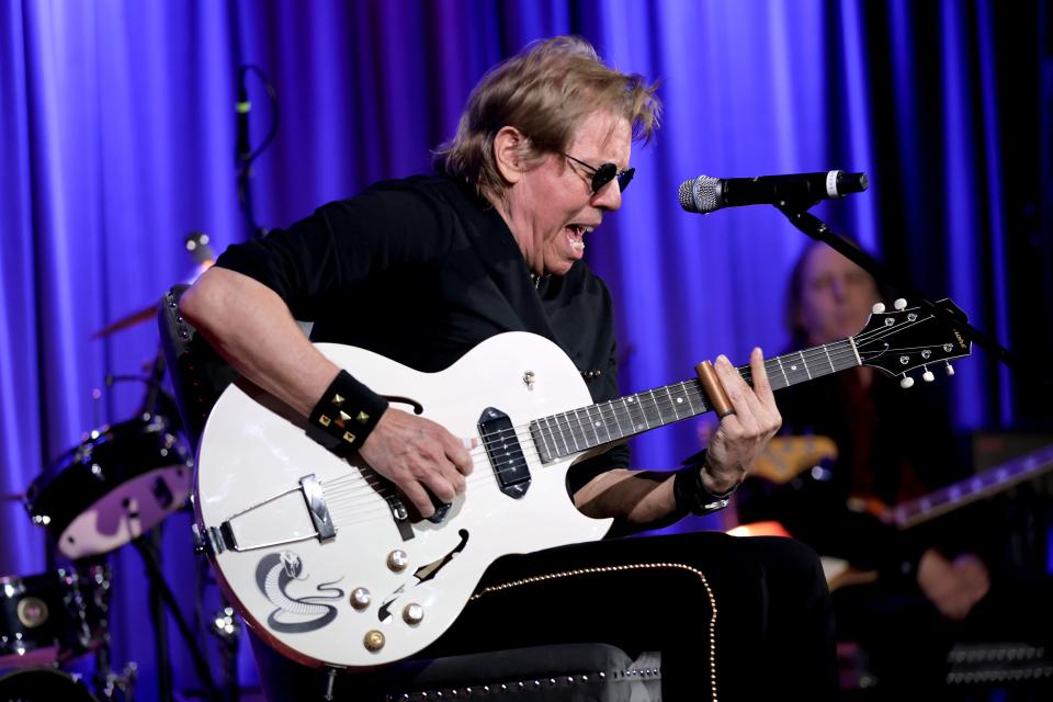 George Thorogood & The Destroyers perform at "An Evening With George Thorogood & The Destroyers" at The Grammy Museum on November 30, 2023 in Los Angeles, California.