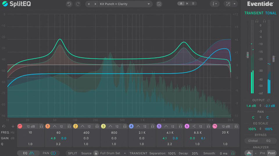 Best EQ plugins: Eventide SplitEQ