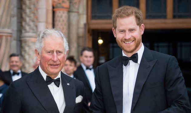 Prince Charles and the Duke of Sussex attend the 