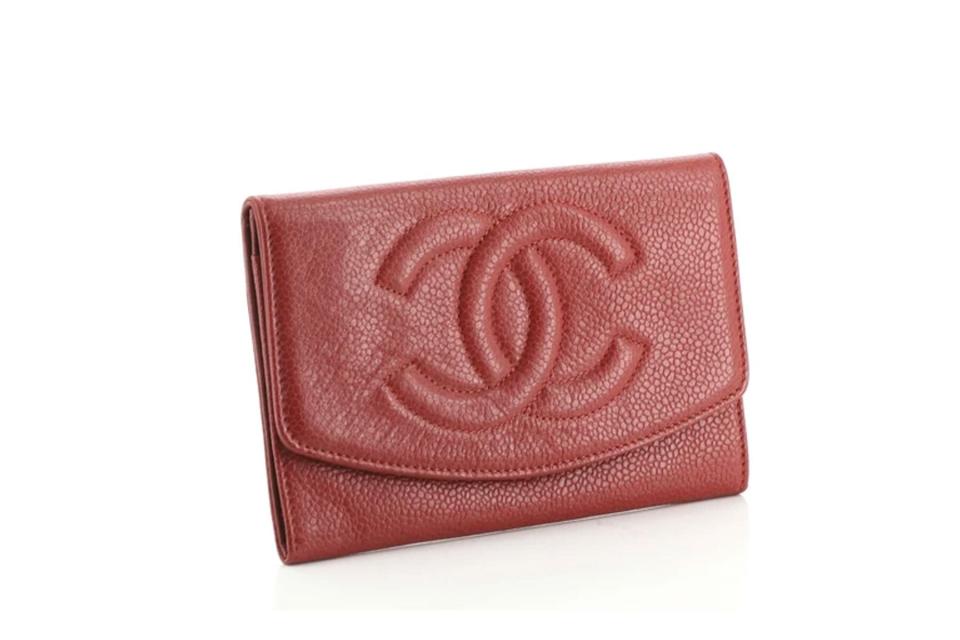 Vintage red chanel wallet