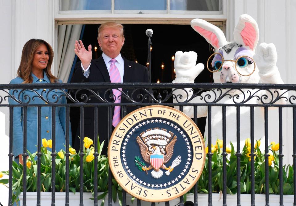 The Annual Easter Egg Roll at Trump's White House Was a Very Weird Scene