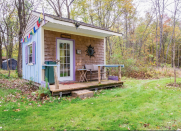 <body> <p>Nestled in the picturesque town of Rosendale in Upstate New York, this countryside cottage takes guests off the grid and into a setting of pastoral splendor. With a double bed and twin sleeping loft, the rustic retreat can sleep three, and <a rel="nofollow noopener" href=" http://www.bobvila.com/slideshow/7-things-to-do-right-now-for-a-warmer-winter-48083?bv=yahoo" target="_blank" data-ylk="slk:indoor heating;elm:context_link;itc:0;sec:content-canvas" class="link ">indoor heating</a> lets weary travelers hunker down for a warm and comfy night's rest.</p> <p><strong>Related: <a rel="nofollow noopener" href=" http://www.bobvila.com/slideshow/ready-made-residences-14-ultra-cool-prefab-homes-47440?#.WD-sXqIrKRs?bv=yahoo" target="_blank" data-ylk="slk:Ready-Made Residences: 14 Ultra Cool Prefab Homes;elm:context_link;itc:0;sec:content-canvas" class="link ">Ready-Made Residences: 14 Ultra Cool Prefab Homes</a> </strong> </p> </body>