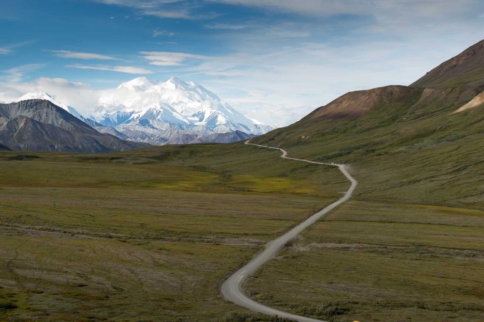 Denali Park Road from Stony Hill Overlook, Denali National Park, Alaska