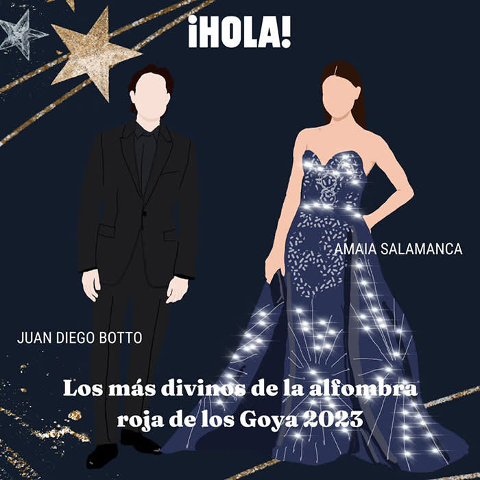 Amaia Salamanca y Juan Diego Botto los mejores vestidos de los Goya 2023