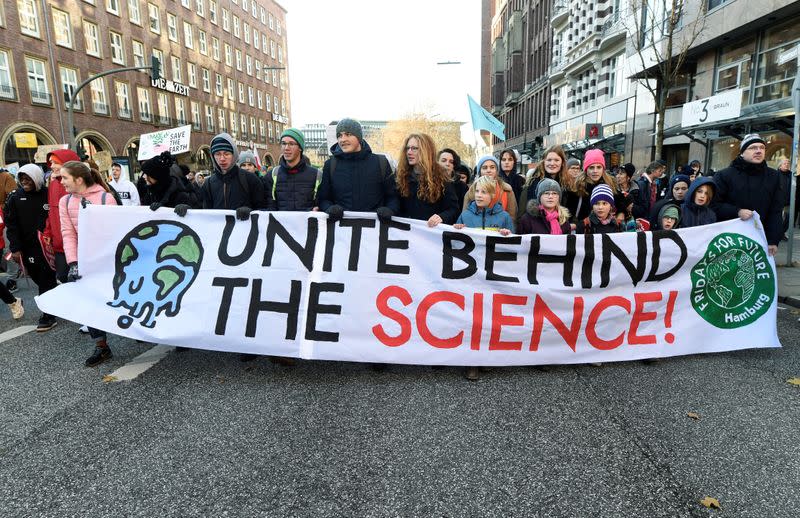 Global Climate Strike of the Fridays for Future movement in Hamburg