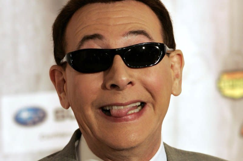 Paul Reubens, aka "Pee-wee Herman," arrives for Spike TV's Scream Awards at Universal Studios in Los Angeles in 2011. File Photo by Jonathan Alcorn/UPI