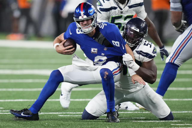 Monday Night Football: Seahawks sack Daniel Jones, Giants 24-3 - NBC Sports