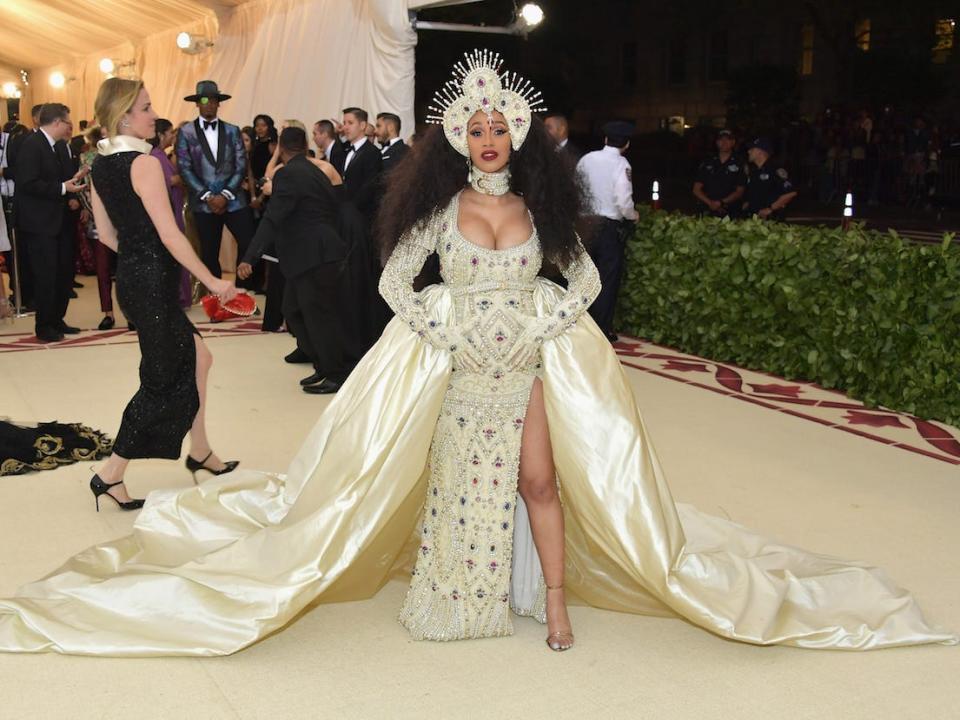 Cardi B attends the Met Gala 2018