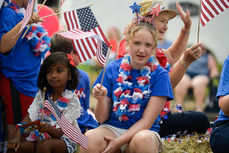 Scenes from the Farragut Independence Day Parade along Kingston Pike in Farragut, Tenn. on Monday, July 4, 2022.