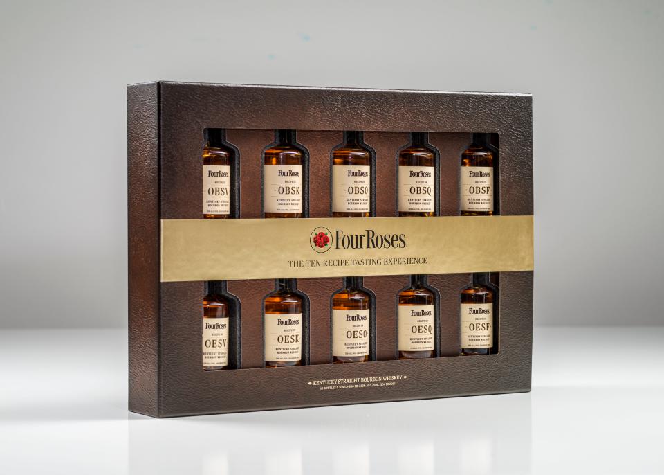 Four Roses' Ten Recipe Tasting Experience Kit allows fans to taste each of the 10 proprietary recipes that makes Four Roses bourbon the mellow yet complex liquid consumers have come to know and love.