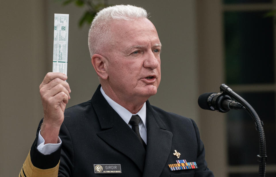 President Trump Speaks On Coronavirus Testing Strategy (Ken Cedeno / Pool via Getty Images)