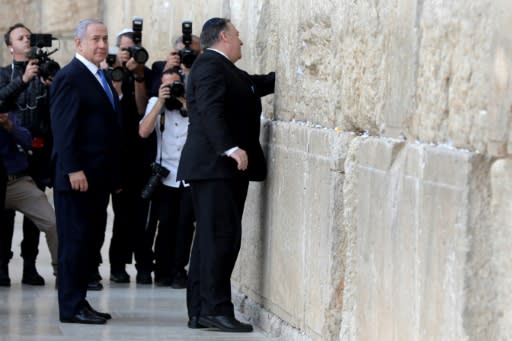 US Secretary of State Mike Pompeo joined Benjamin Netanyahu in a recent visit to the historic Western Wall in Jerusalem