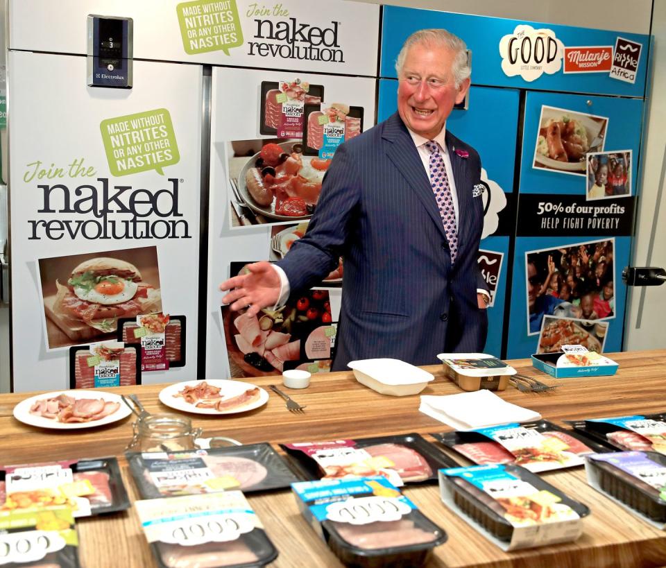 <p>Charles stops by the Finnebrogue Artisan event, and is introduced to a company's nitrite-free bacon and sausages.</p>