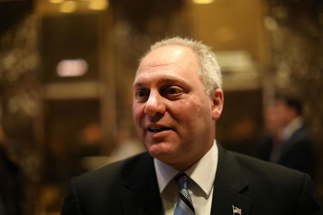Representative Steve Scalise was admitted to the hospital following a mass shooting at a Congressional baseball practise: Photo by Spencer Platt/Getty Images