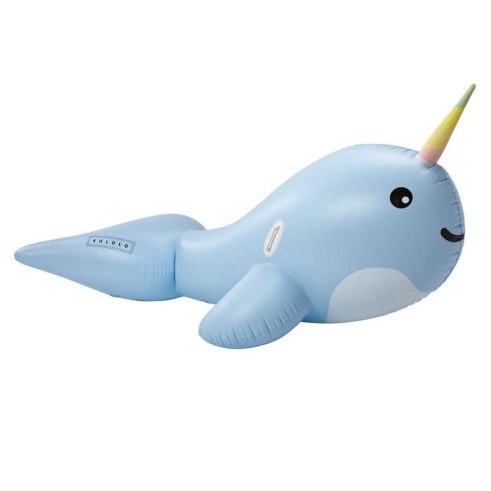 Giant Narwhal Pool Float