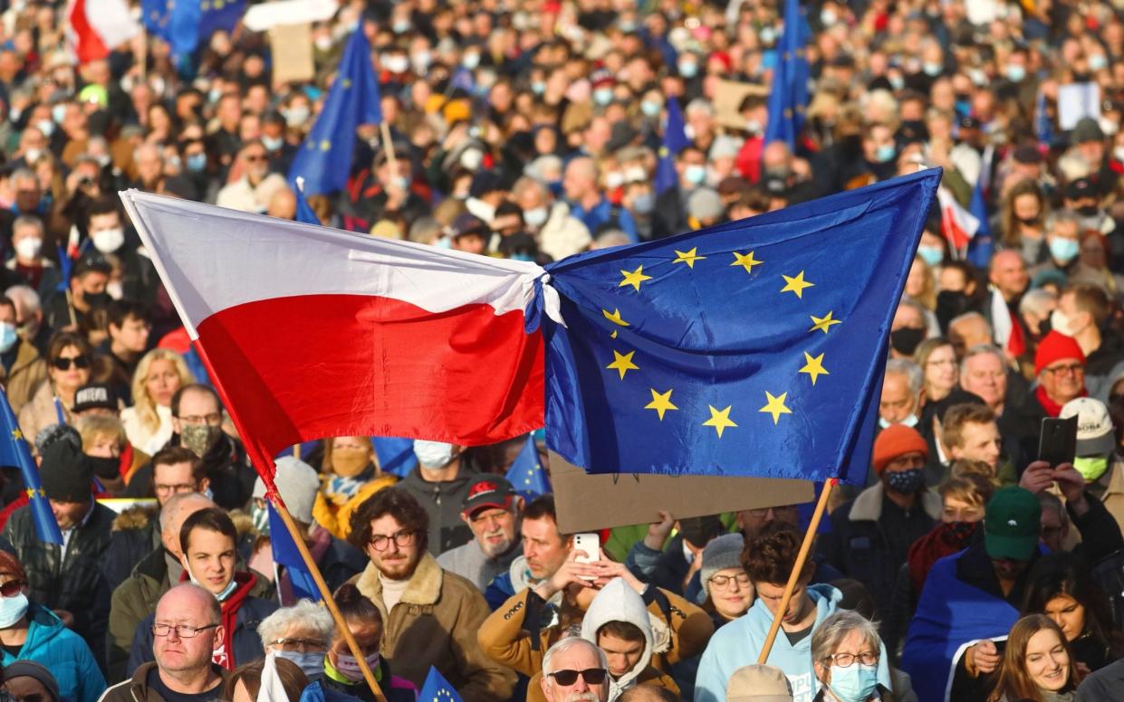EU court fines Poland 1 million euros per day over judiciary row - EPA-EFE/Shutterstock /Shutterstock 