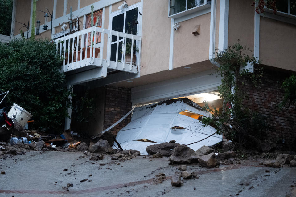 More damage in Studio City(Photo by David Crane/MediaNews Group/Los Angeles Daily News via Getty Images)