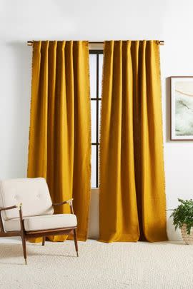 Bestselling linen blend curtains up to 40% off