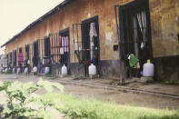 This late 2000s photo provided by the Assistance Association of Political Prisons for Myanmar in 2021 shows cell doors at a prison in Thayat, Myanmar. The military has a long history of torture, particularly before the country began transitioning toward democracy in 2010. (AAPP via AP)