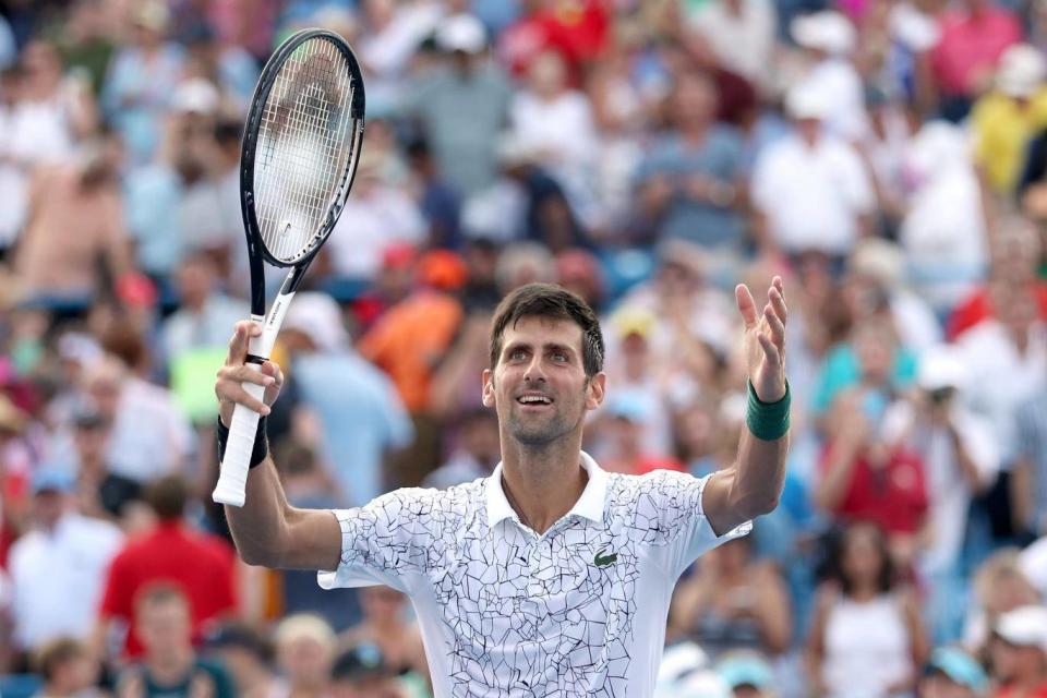 Novak Djokovic downed Roger Federer in straight sets (Getty Images)