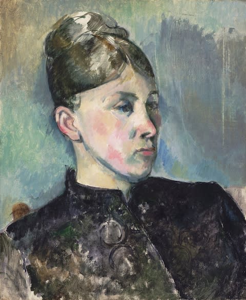 Sour faced? Madame Cezanne c1885-6 - Credit: Philadelphia Museum of Art