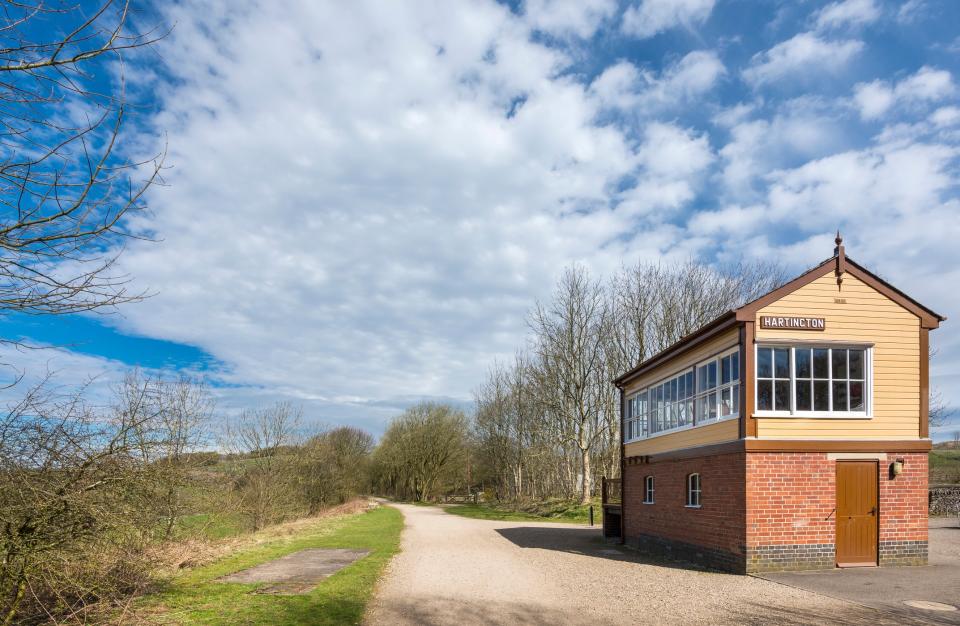 An old station building on the Tissington Trail - getty