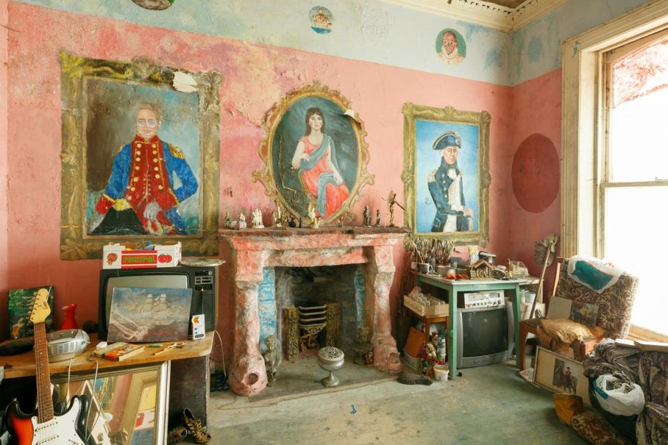 Nautical murals feature in another of the rooms (Historic England Archive 2024/PA Wire)