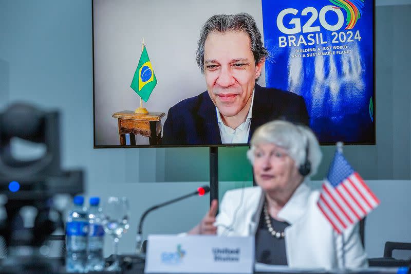 FILE PHOTO: G20 Finance Ministers meet in Brazil