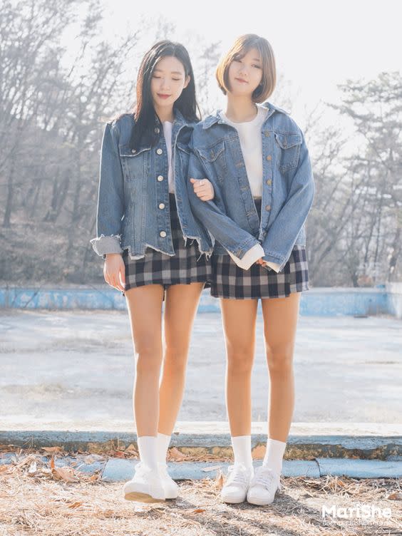 Official Korean Fashion : Korean Twin Look Fashion: 