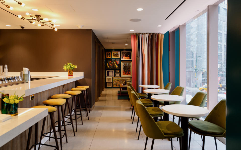 Paul Smith Clubhouse at Nordstrom includes a restaurant.