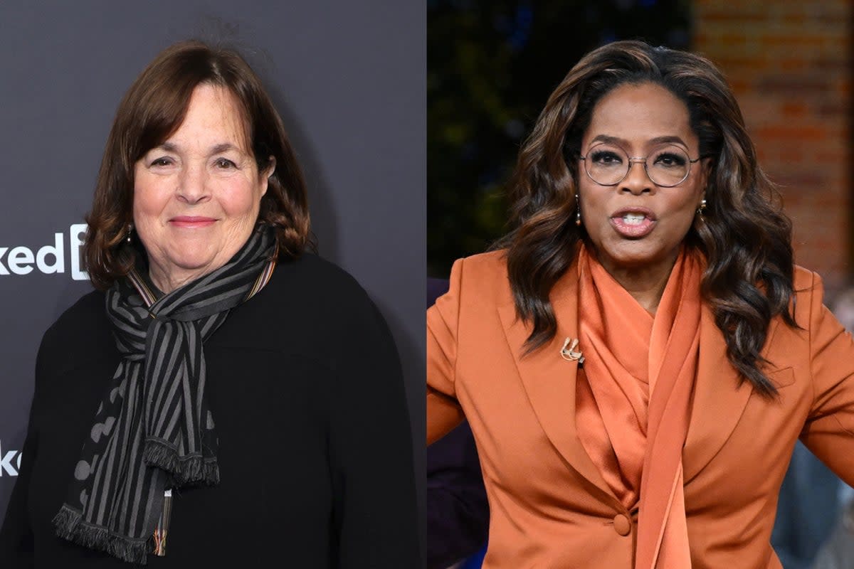 Ina Garten says Oprah Winfrey slapped her twice over a conversation about luck  (Getty)