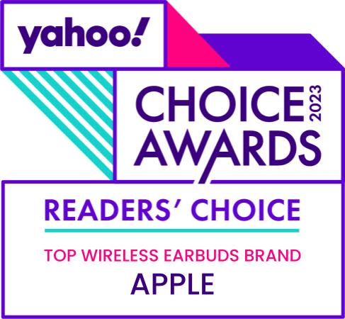 Apple is Top Wireless Earbuds Brand in Yahoo Choice Awards 2023. (PHOTO: Yahoo Life Singapore)