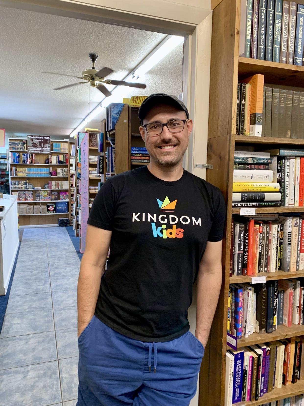 Lakeland resident Finley Walker, co-owner of Inklings Book Shoppe, is hoping to move his independent bookstore onto Lemon Street in Downtown Lakeland after more than 40 years on South Combee Road.