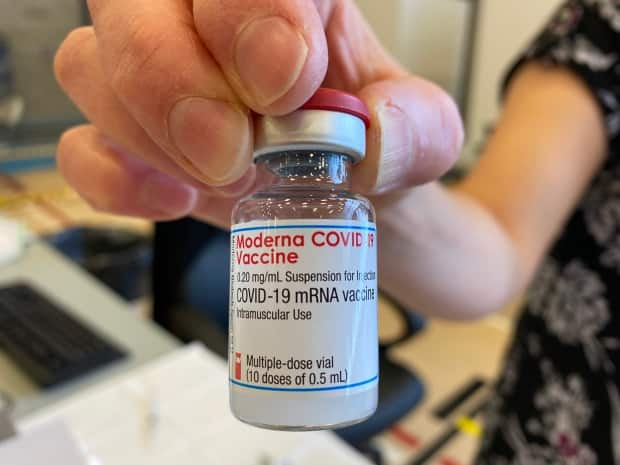  Peel Public Health says as of Monday, adults in the region, 18 years and older, will receive the Moderna vaccine only due to a province-wide Pfizer shipment delay. (Tyson Koschik/CBC - image credit)