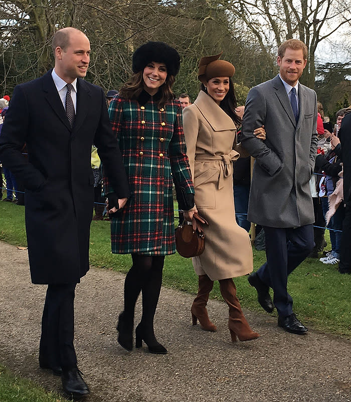 Los duques de Cambridge y los de Sussex