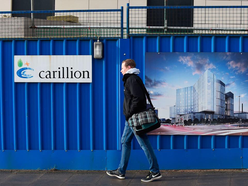 Carillion: The failed outsourcer's payment practices have been sharply criticised by MPs: Getty