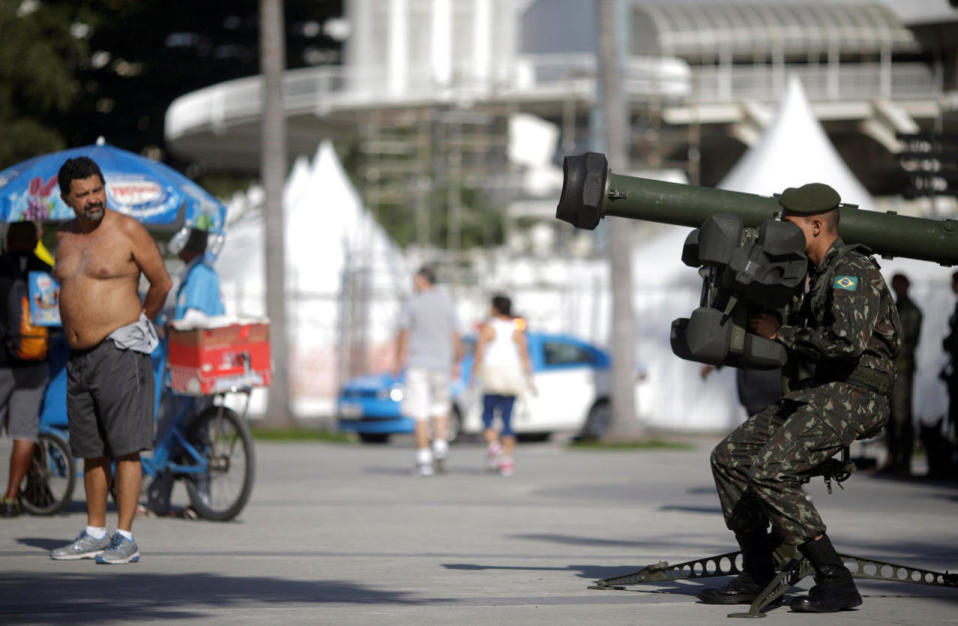 Security in Rio de Janeiro ahead of the Olympics