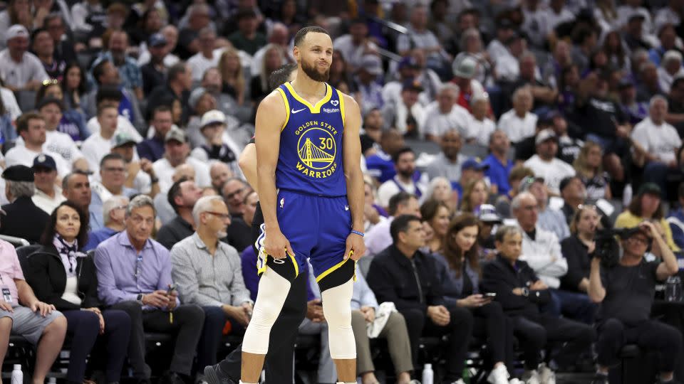 Curry scored 22 points in the loss to the Kings. - Ezra Shaw/Getty Images