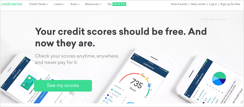 credit karma screenshot