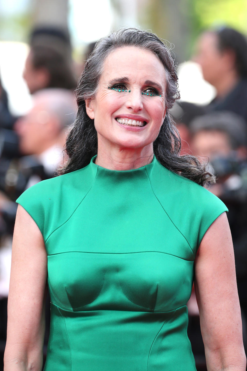 Andie MacDowell at the Cannes film festival 2022