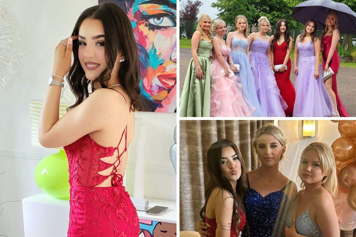 Lamissah attends Shuttleworth College and joined fellow pupils at their prom at Crow Wood Hotel.  <i>(Image: Nq)</i>